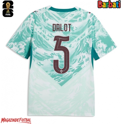Portugalia Diogo Dalot #5 Tricou Fotbal Replică Mondial 2026 Barbati Deplasare Portugalia Diogo Dalot #5 Tricou Fotbal Replică Mondial 2026 Barbati Deplasare